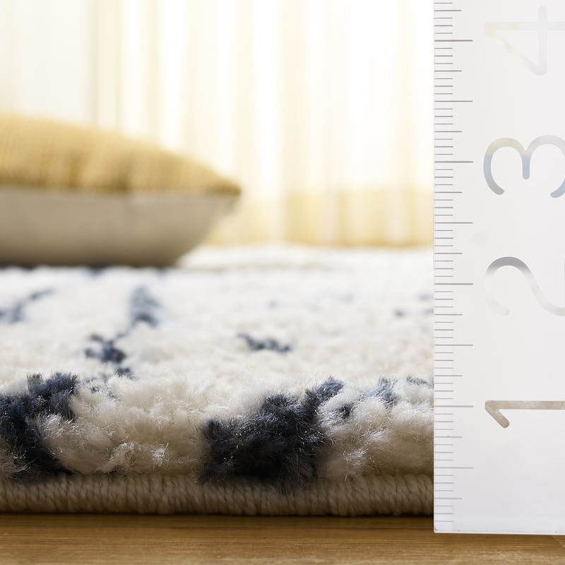 SAFAVIEH Arizona Lotta Shag Moroccan Boho 1.6-inch Rug