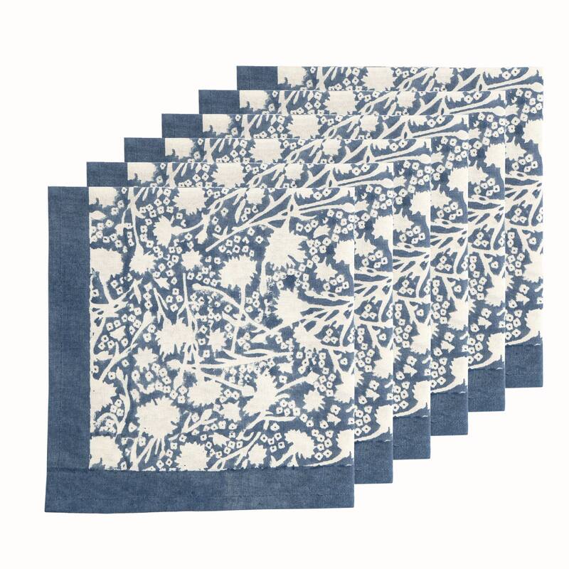 Couleur Nature Meadows Napkins - Bleu