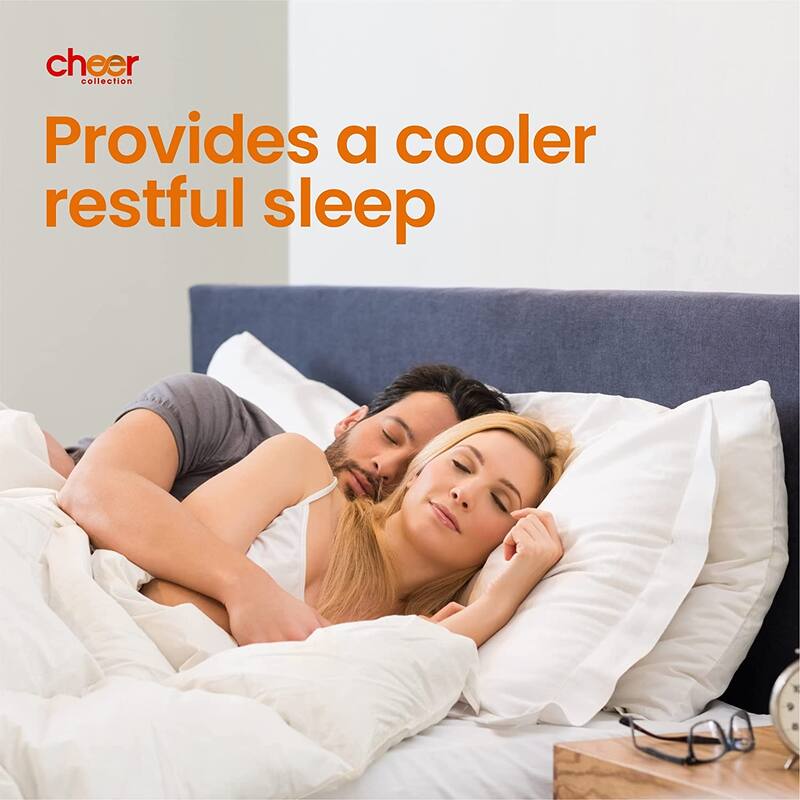 Cheer Collection 3 Inch Gel Infused Memory Foam Bed Topper