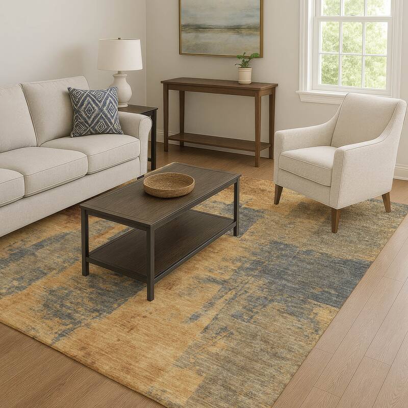 Premium Washable Super Soft Abstract Impressions Mayfield Rug