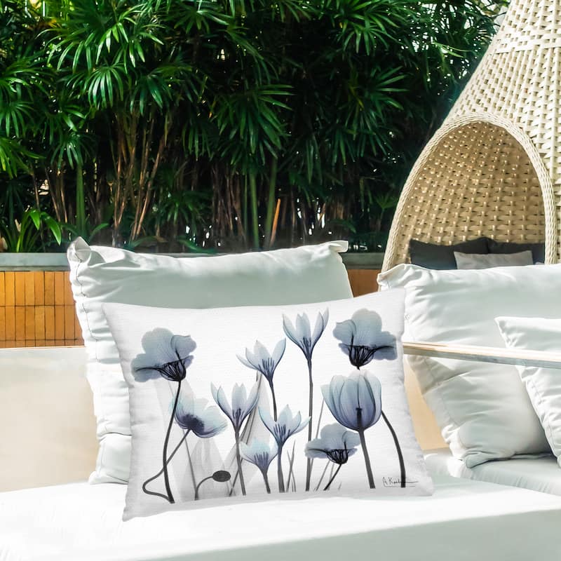Stupell Mixed Minimal Chic Florals Printed Outdoor Throw Pillow Design by Albert Koetsier