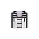 preview thumbnail 9 of 8, Taylor & Olive Acropolis Wood Twin Junior Loft Bed