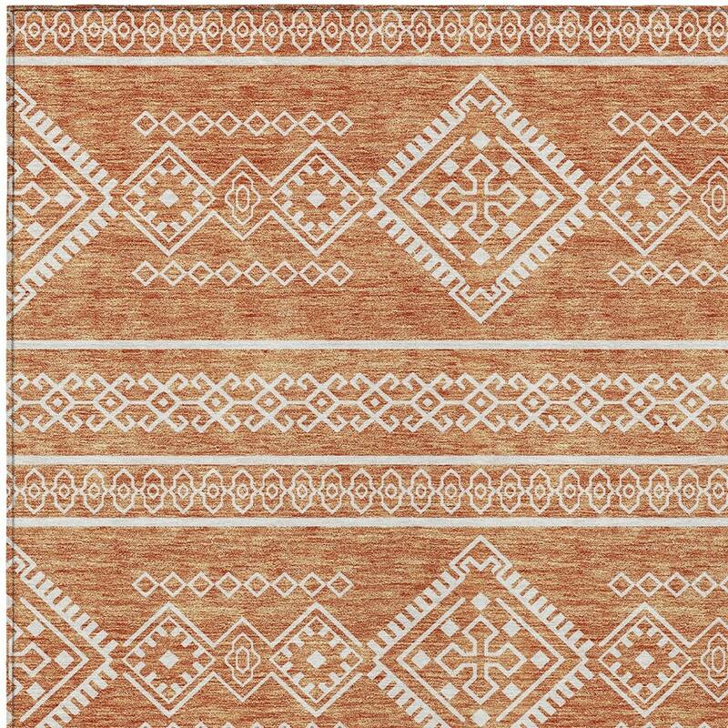 HomeRoots Southwestern Transitional Rectangle Outdoor Rug