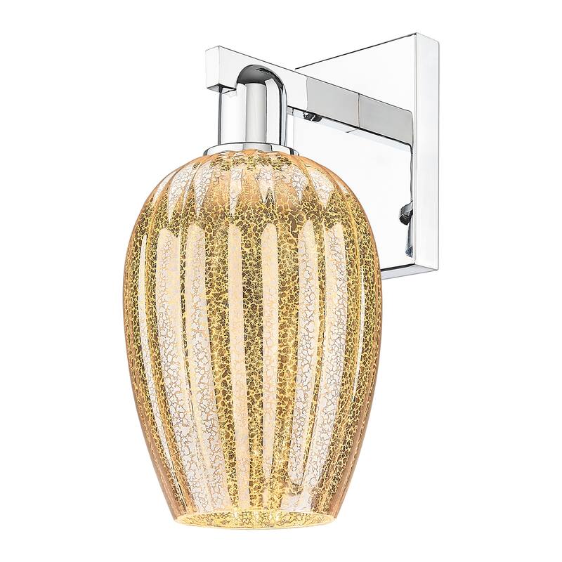 Innovations Lighting 716-1W-14-6 Preston Sconce Preston 14" Tall Wall - Polished Chrome / Mercury