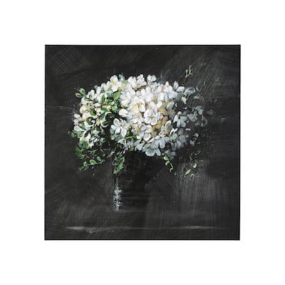 Still Life Flowers I (20 x 20) Canvas Art Print