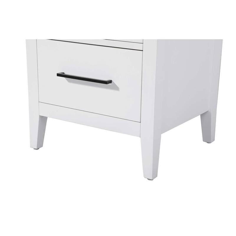 Laura 16-28 Inch Open Shelving Bath Storage Cabinet