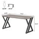 preview thumbnail 19 of 28, 55" Heavy Duty Computer Desk, Office Desk