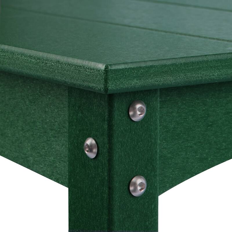 Laguna Hdpe All Weather Outdoor Patio Two Shelf Table