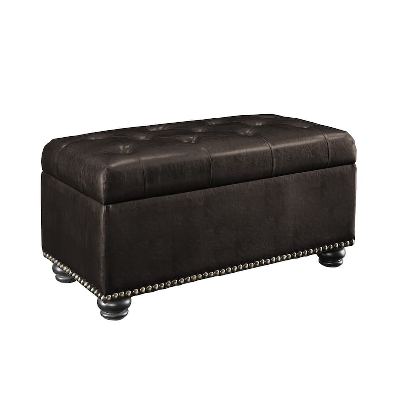 Convenience Concepts Designs4Comfort 7th Avenue Storage Ottoman Bench