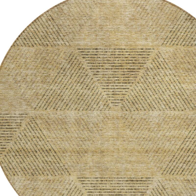HomeRoots Geometric Transitional Rectangle Outdoor Rug