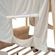 preview thumbnail 8 of 12, Wood Car Bed with Pillow, Ceiling Cloth and LED