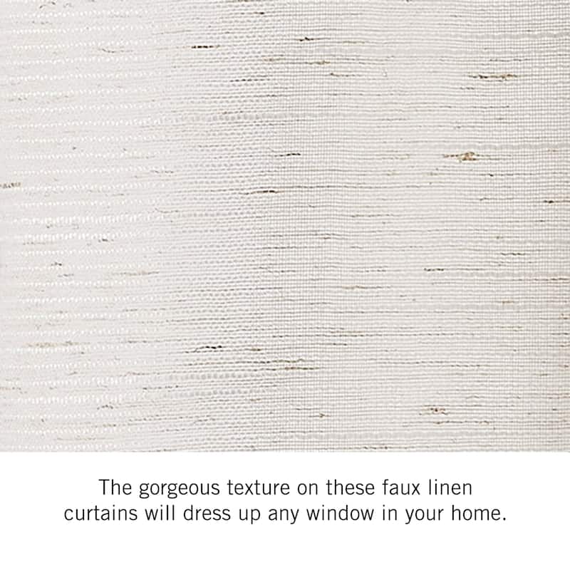 Nautica Erasmus Sheer Rod Pocket Window Curtain Panel Pair