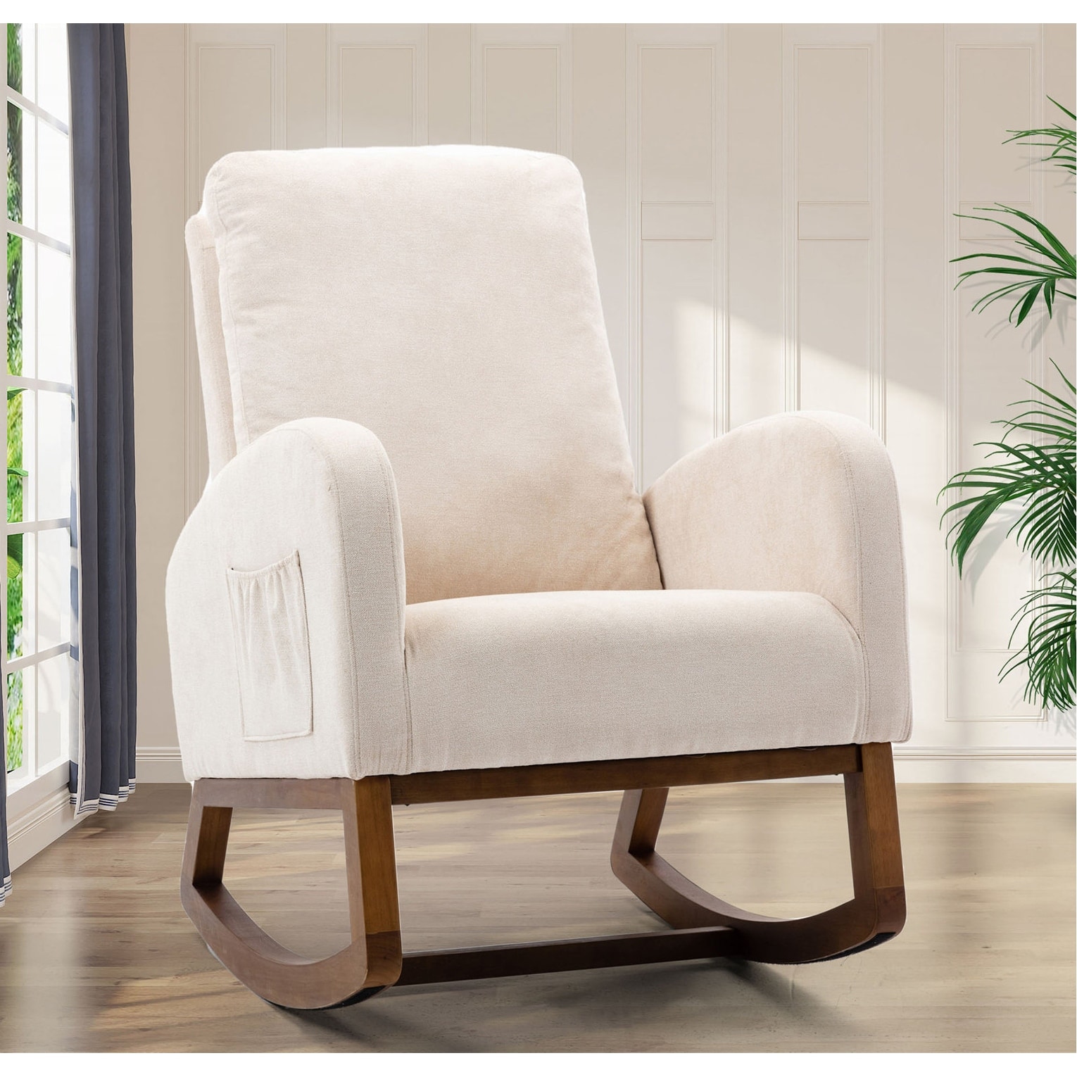 Acme furniture tristin white hotsell rocking chair