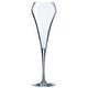 Champagne Flutes that Match Hemstitch Border Cotton Napkins With Fuchsia Embroidery (Set of 6)