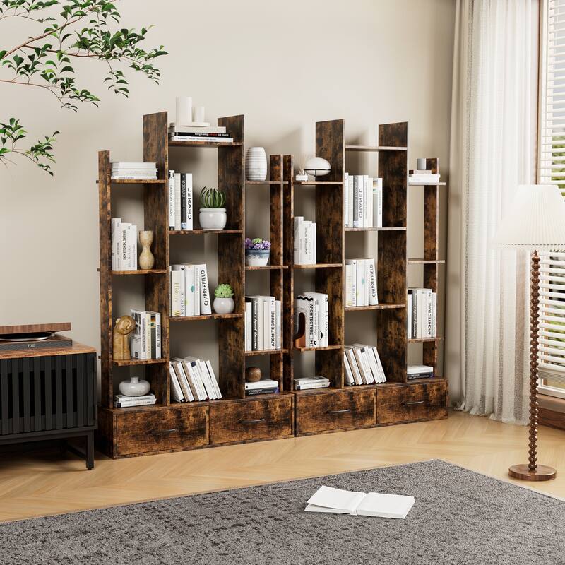 Bookshelf with 2 Drawers