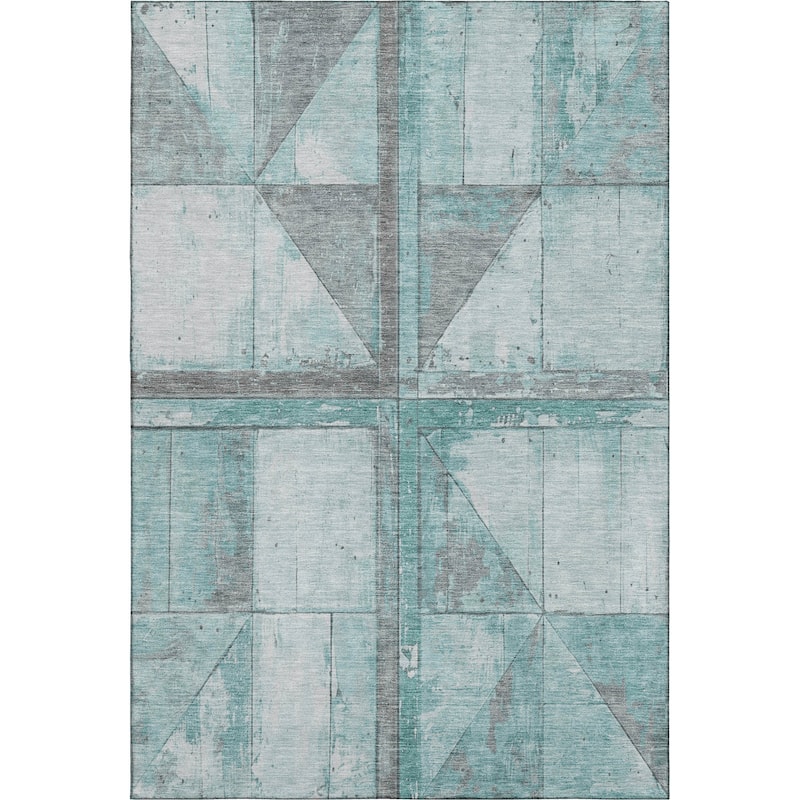 Premium Washable Super Soft Contemporary Geo Mayfield Rug