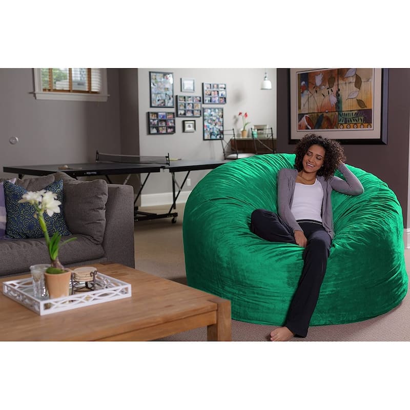 6-foot Memory Foam Bean Bag Chair