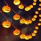 preview thumbnail 7 of 5, Halloween Decorations 6.56 FT 10LED Pumpkin String Lights