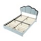 preview thumbnail 22 of 28, Full Princess Platform Bed with LED Lights and Storage Drawers