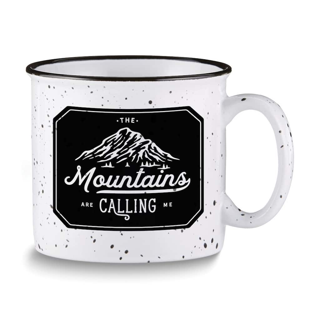 Curata The Mountains Are Calling Me 13 Ounce Ceramic Mug