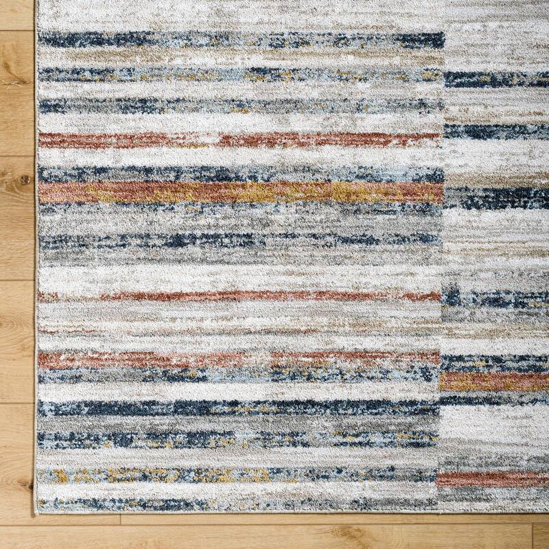 Livabliss Casual Beckham Stripe Area Rug