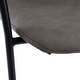 preview thumbnail 12 of 44, SAFAVIEH Tanner Mid-century Faux Leather Barstool - 25" W x 21.5" D x 39" H