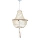 preview thumbnail 4 of 6, SAFAVIEH Lighting Kristi 3-light Cream Adjustable Beaded Pendant Lamp