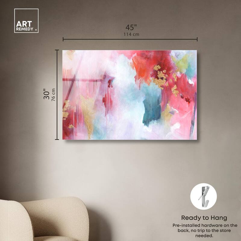 Rolling in Love Acrylic by Art Remedy, Ready to Hang