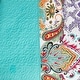 preview thumbnail 14 of 13, The Curated Nomad Horsdal 100% Cotton Paisley Norvana Quilt Set Teal - Twin