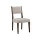 preview thumbnail 2 of 8, Magnussen Home Kavanaugh Weathered Kona Brown Upholstered Side Chair Two Pack - 20''W x 22.5''D x 36''H