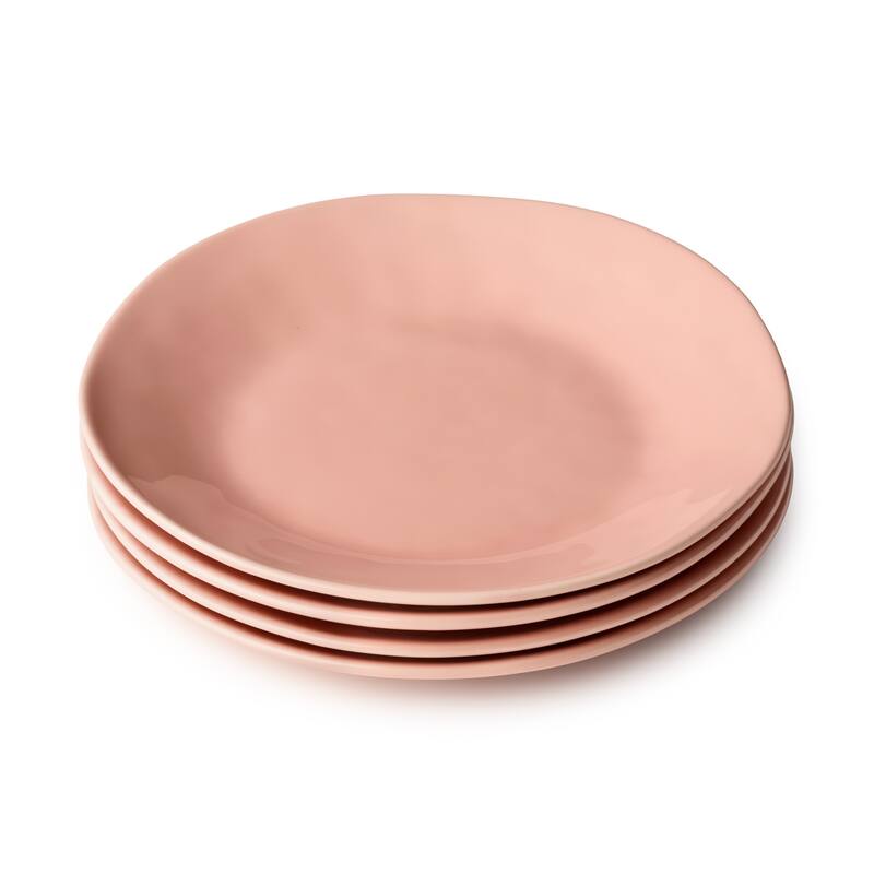 Certified International Desert Rose 9" Salad/Dessert Plates,Set of 4 - 9'' W x 9'' D x 1.25'' H