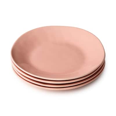 Certified International Desert Rose 9" Salad/Dessert Plates,Set of 4 - 9'' W x 9'' D x 1.25'' H