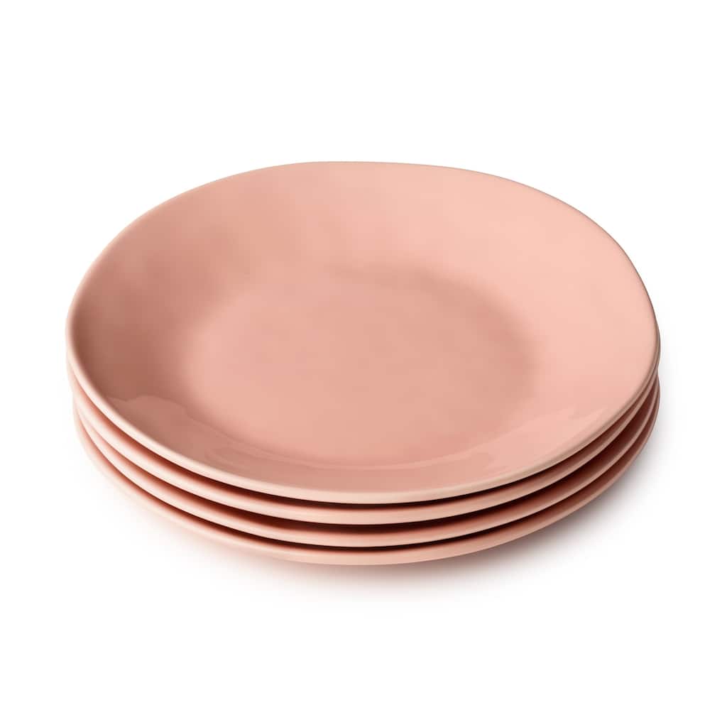 Certified International Desert Rose 9" Salad/Dessert Plates,Set of 4 - 9'' W x 9'' D x 1.25'' H