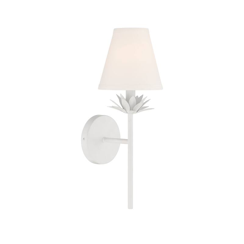 Meridian M90077 17" Tall Wall Sconce - White