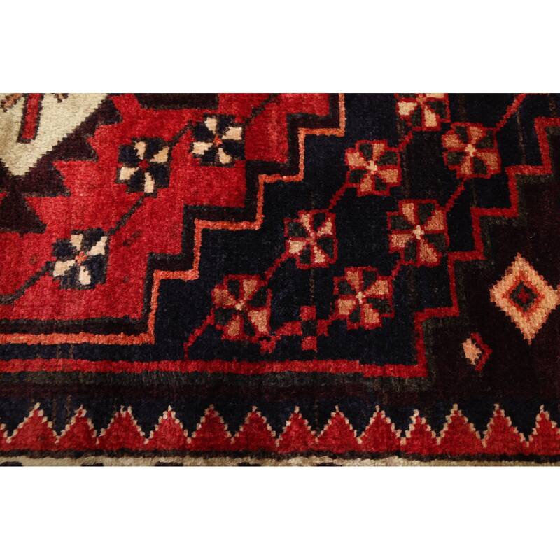 ECARPETGALLERY Hand-knotted Anatolian Vintage Dark Navy Wool Rug - 5'5 x 6'3