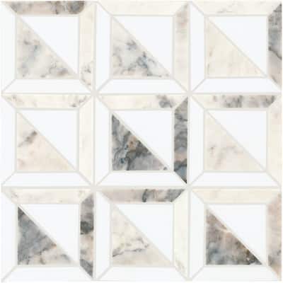 Daltile Gamma Natural Stone Window Wall and Floor Mosaic Tile (Set of 10)