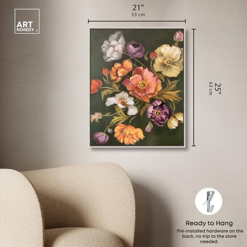 Twilight Tulips II Canvas by Art Remedy