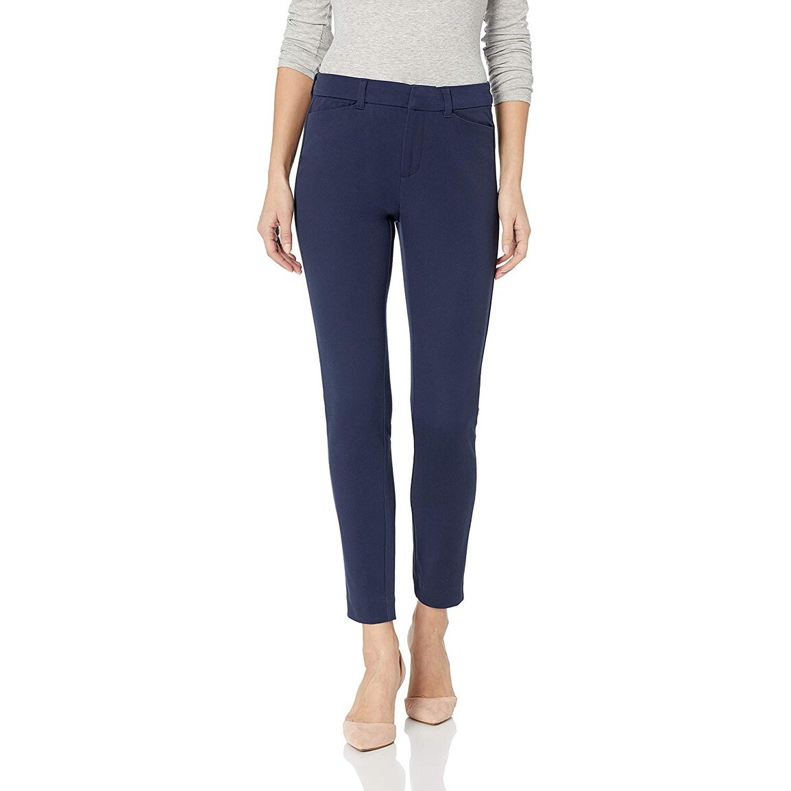 Shop Amazon Essentials Women's Skinny Pant, Navy, 2 Regular, Black, Size 2  Short - 2 Short - Overstock - 28743175