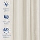 preview thumbnail 11 of 44, Linen Slub Texture Blackout Grommet Curtain Pair(2 Panels)