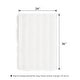 preview thumbnail 90 of 110, Deconovo Non Slip Chenille Striped Bath Mat Soft Durable