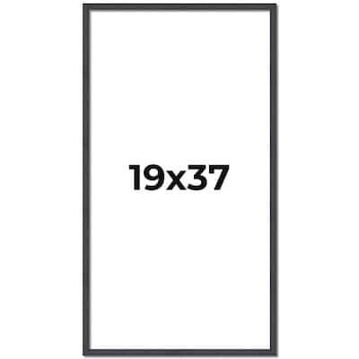 19x37 Frame Brown Picture Frame - Complete Modern Photo Frame Includes