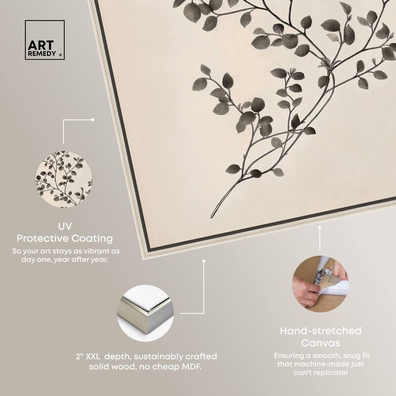 Bilberry Branch II Canvas by Art Remedy