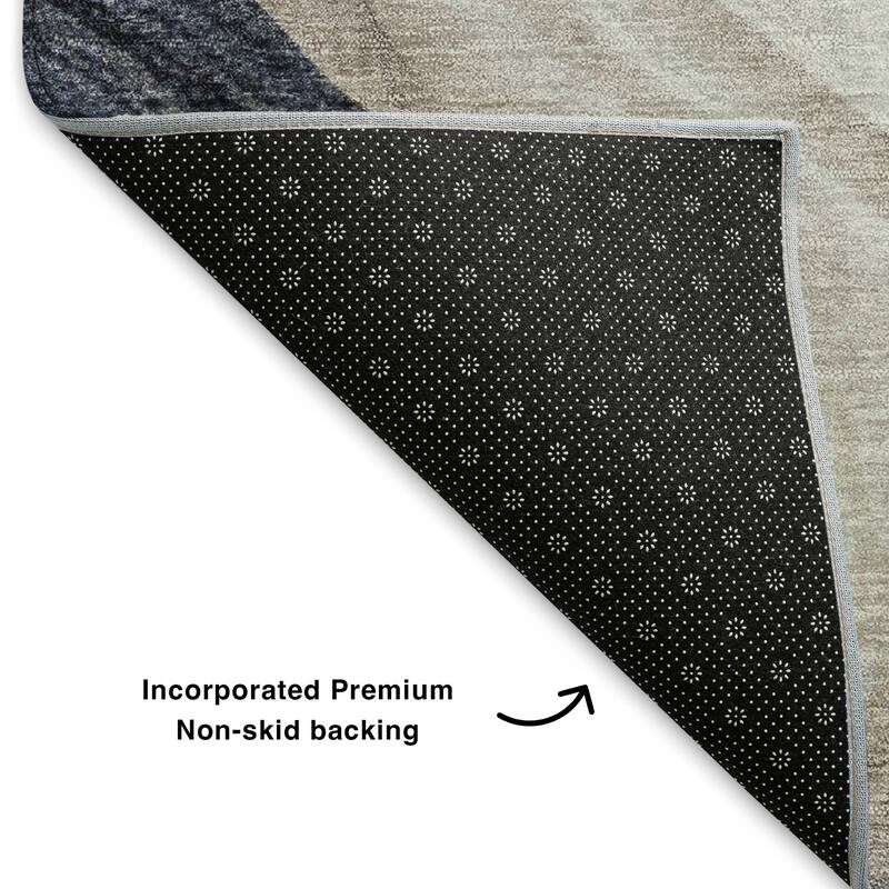 Premium Washable Super Soft Contemporary Jenna Mayfield Rug