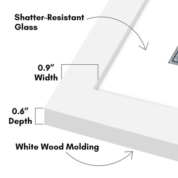 Americanflat Diploma Frame - 11x14 with 8.5x11 Mat for Diploma - Wood ...