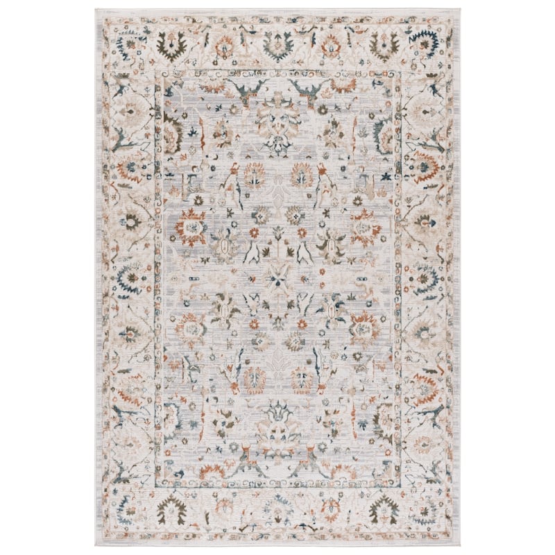 SAFAVIEH Maven Beong Traditional Floral Rug - Ivory/Light Blue - 4' x 6'