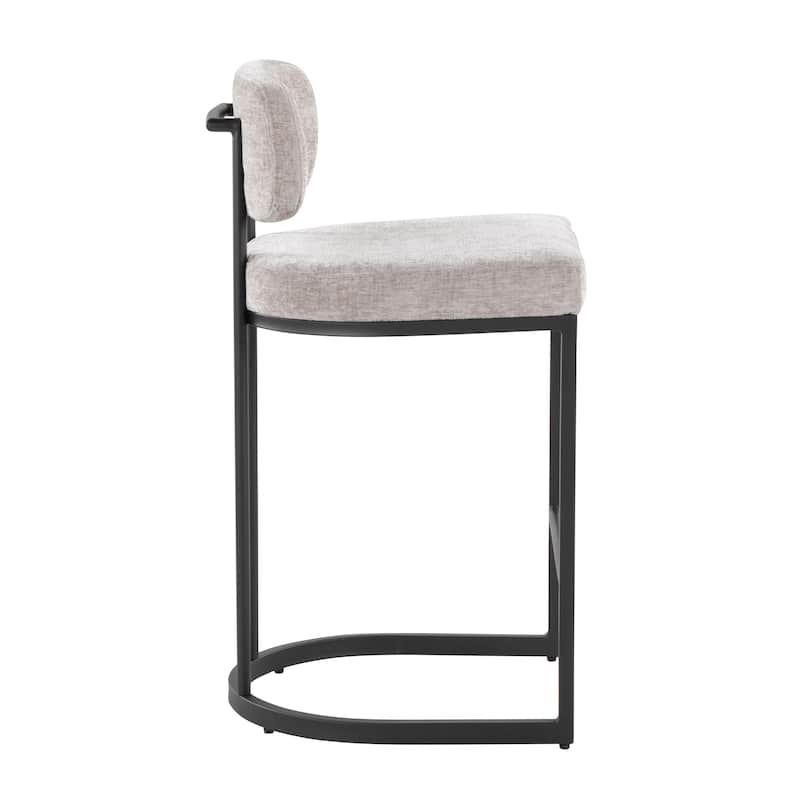 Mid-back Demi 26" Fixed-Height Counter Stool - Set of 2