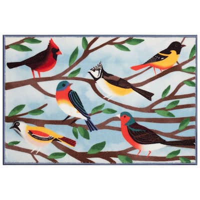 Liora Manne Siena Birds And Branches Indoor Mat