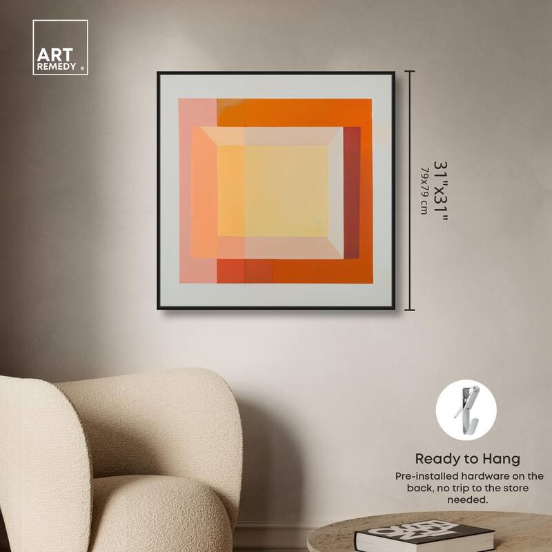 Minimal Color Blocks II Canvas by Art Remedy
