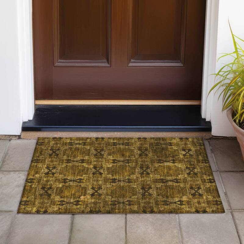 Lafi Botanic Elegance Weather Resistant Classic Meets Modern Outdoor Rug