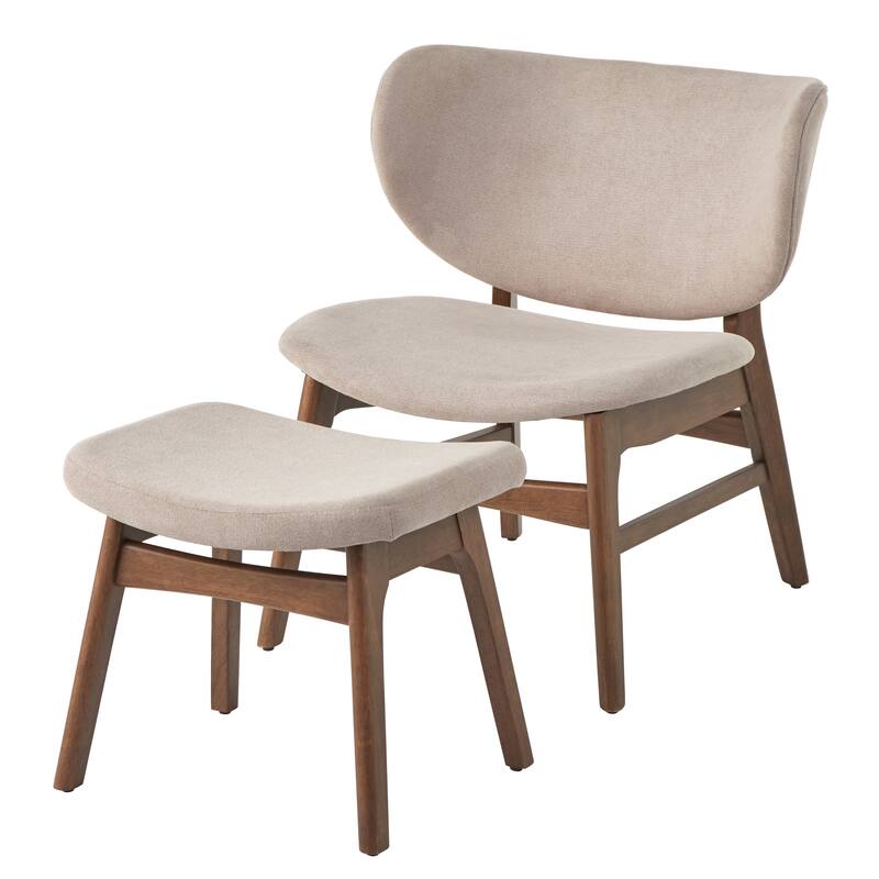 Lifestorey Divo Lounge Chair and Ottoman Set